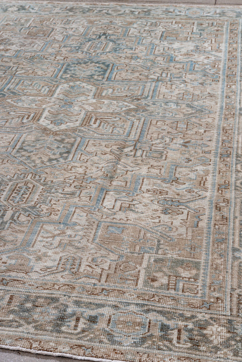 Antique Heriz Area Rug (7' x 9')